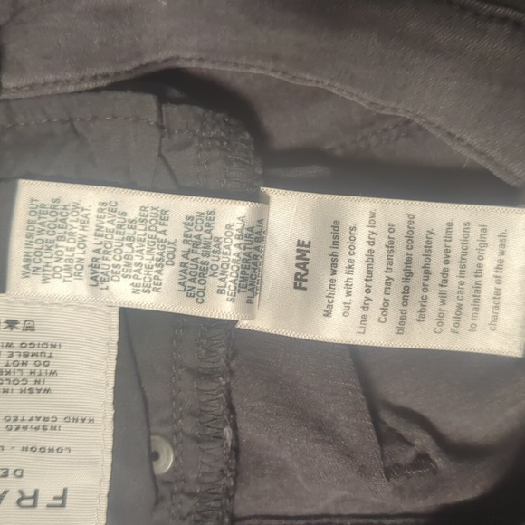 Frame denim grey distressed skinny jeans - Picture 9 of 10